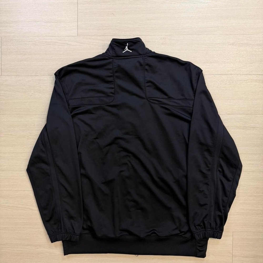 Jordan All Black Full Zip Track Jacket Mens Size XL Basketball Training - Picture 3 of 7